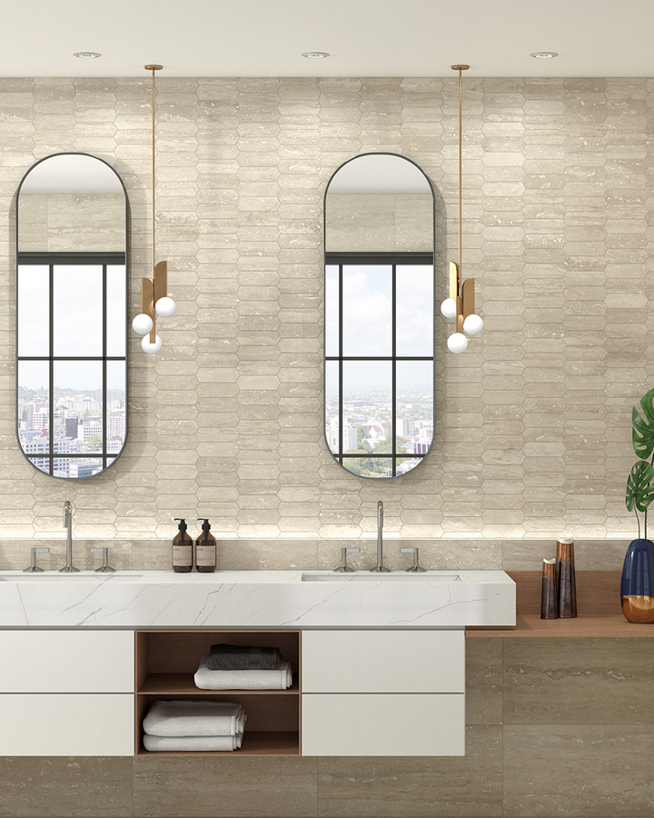 Pure Travertine Wall